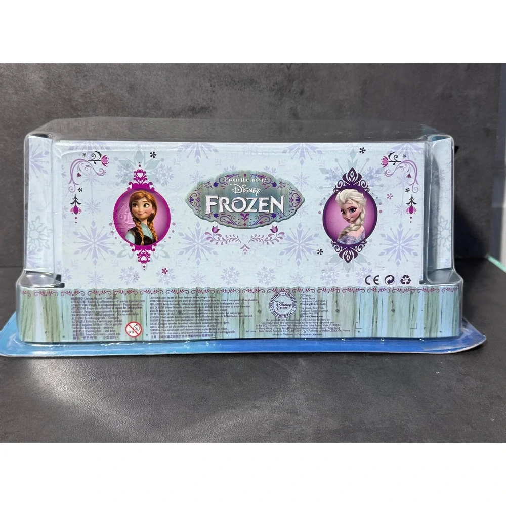 Disney Store Frozen Figurine Playset Elsa Anna Olaf Kristoff Sven Hans 6pc New